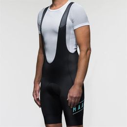 MAAP Fietsbroek met bretels Blauw en zwart 2020 Team racekleding onderbroek met Non-slip webbing 9D gelpad absorptiebroek1283x