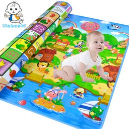 MABOSHI Waterdichte Baby Crawling Matten Oceaan en Zoo Kinderen Spelen Beach Game Eva Foam Soft Carpet Tapel Toy 180 * 120cm