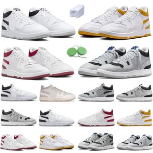 Mac Attack Hombres Mujeres Zapatos para correr Diseñador Sneaker Cactus Light Smoke Grey Lemon Venom Red Crush Silver Forros Panda Blanco Negro Entrenadores para hombre Zapatillas deportivas 5.5-11