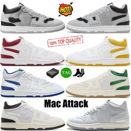 Mac Attack QS Heren Dames Cactus Mac Red Crush Light Smoke Grey Schoenen Rode Crush Heren Dames Sport Lage Sneakers 36-45