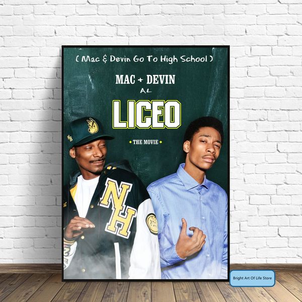 Mac Devin Go to High School (2012) Poster Cover Photo Print Toile Wall Art Home Decor (sans cadre)