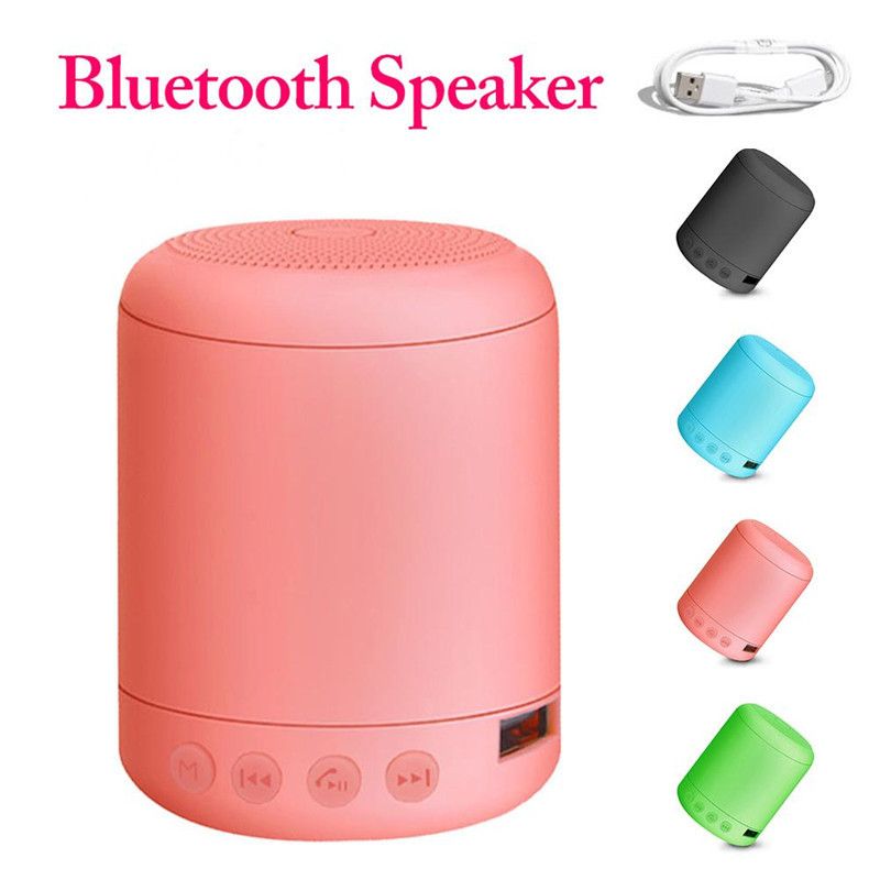 Macaro Mini haut-parleur Bluetooth Speaker multicolore Téléphone mobile Portable Son Fils Sans Fil de l'extérieur Personnes Haut-parleur USB Outdoor Cadeaux 100pcs