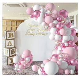 Paquet de chaîne de ballons Macaron, ensemble combiné de ballons, Arrangement de fête, décoration d'anniversaire de mariage
