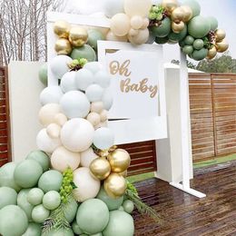 Macaron Ballon Garland Arch Happy Birthday Party Decoratie Kinderen Volwassenen Bruiloft Verjaardag Decor Latex Baloon Baby Shower 210626