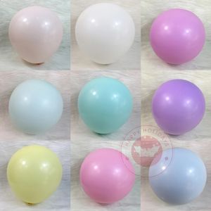 Macaron Ballonnen 10 inch 2,2 g 12 inch 2,8 g Snoep Kleur Happy Birthday Party Decoratie Bruiloft Decor Macaron Ballon Groothandel 240130