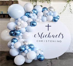 Macaron Ballons Garland Arch Party Blue Blue Ballons Mariage Birthday Festival Decoration Event Balloon Set 2204288467826