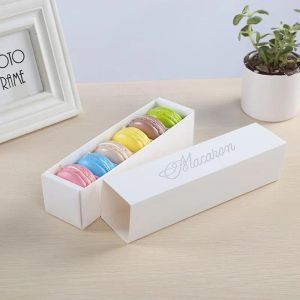 Boîte à macarons, emballage de cupcakes, biscuits au chocolat faits maison, muffins, emballage en papier de détail, livraison gratuite DHL, assorti