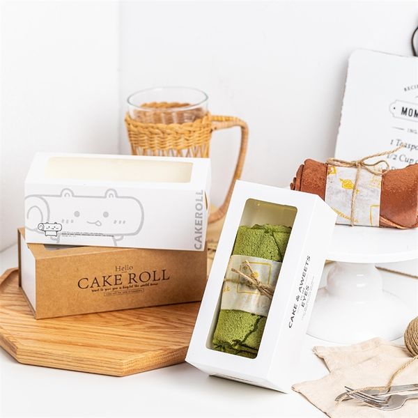 Caja de pastel de macarrones y embalaje de cupcakes, caja de galletas de pan, grageas de chocolate para cajas de cartón de boda, embalaje de panadería de pastelería 201225
