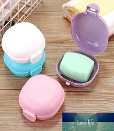 Macaron Kleur Badkamer Zeepbakje Thuis Douche Reizen Wandelen Zeephouder Container PP Draagbare Zeepkist met Dekselafdichting9076074