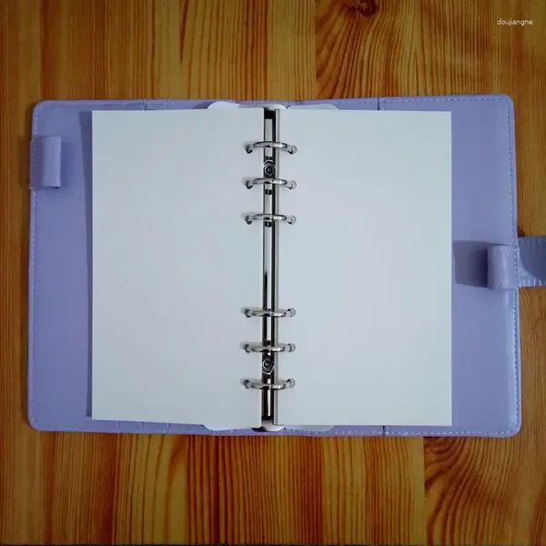 Macaron de cuero Spiral Notebook Original Office Diary/Week Planner/Agenda Organizer Lindo anillo de papelería A5 A6
