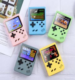Macarons Mini Handheld Game Console 400in1 Console de jeu vidéo portable rétro 8 bits 30 pouces Colorful Cradle Design1179828