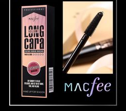 MacFee Eye Mascara 4D Zijde Vezel Eyelash Extension Curling Dikke Dikke waterdichte langdurige zwarte verlenging Mascara1217270