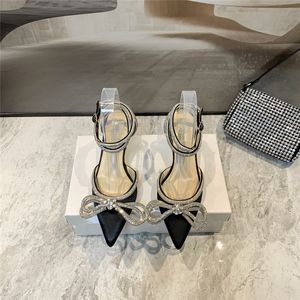 MACH Designer vrouw Jurk Schoenen Strass Vrouwen Pompen slingback hakken Zomer Dame Schoenen Echt Leer Hoge Hakken Party Prom Schoen jurk schoenen mannen