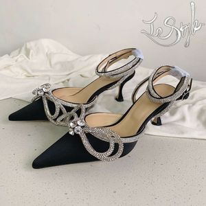 Machmach glisse 6,5 cm talons de créateurs en rombir chaussures robes arcs chaussures plates sandales élégantes talons sexy de fête classique mariage marron taille 34-42