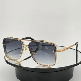 MACH SIX gafas de sol de verano para hombres y mujeres estilo Anti-ultravioleta Retro placa cuadrada marco completo anteojos caja aleatoria