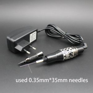 Machine 1 stks Elektrische Permanente Make-up Machine Wenkbrauw Tattoo Machine Pen Voor Eyeborw Eyeliner Lippen Tattoo Met AC Adapter