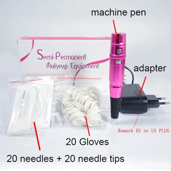 Máquina 35000r/m gran oferta pistola de tatuaje pluma de maquillaje semipermanente Hine maquillaje de labios y cejas tatuaje de labios y cejas Hine pluma con Motor suizo