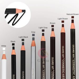 Machine 6pcs Waterdichte Microblading Permanente Make-up Wenkbrauw Lip Ontwerp Wenkbrauw Positionering Lip Tattoo Pen Potlood Gereedschappen Marker Liner