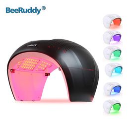 Machine bieruddy 7 kleuren led lichttherapie opvouwbare spectrometer pdt masker lamp Facial Body Photon Beauty Spa Skin Traid Drawing Rejuvenation