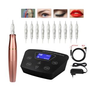 Machine biomaser p300 wenkbrauw tattoo hine permanente make -up roterende pen met cartridges dermografo micropigment apparaat cadeau voor vriend