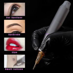 Machine ez lola y permanente make -up pen micropigmentation roterende cartridge tattoo machine voor wenkbrauwen eyeliner lippen