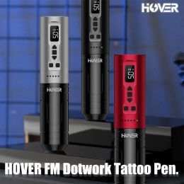 Machine Inkin Hover FM Dotwork Tattoo Pen Wireless Battery Tatoo Machine voor Shader Tattoo Micro Scalp Pigmentation