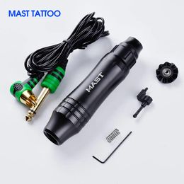 Tatouage de mât machine P10 Ultra Maquillage Permanent RCA Hine Rotary Tattoo Gun Pen 3,5 mm Longueur de longueur Cartouche Aignets Béliers