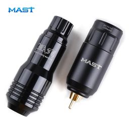 Machine Mast Tours Wireless Series Tattoo Rotary RCA Hine Makeup Permanente Pen met Mini Battery Power Supply Kit Accessoires Set