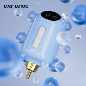 Machine mastlabs oplaadbare draadloze batterij tatoeage led display power tattoo toevoer voor roterende machine pen make -up permanent