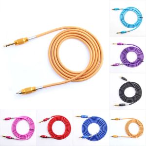 Machine multicolor 1,8 m de tatouage en nylon tatouage Machine Cord Cordon RCA Cable Tatouage Gun Soft Copper Fire Tatouage Alimentation Alimentation Alimentation