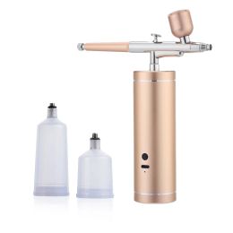 Machine nano spray zuurstofinjector hydraterende mist spuit pistool huidverzorging voor model cake nail art schilderij tattoo airbrush compressor