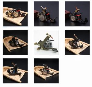 Machine Original 10 Wrapil Tattoo Machine Gun Professionnelle personnalisée Handmade Match Machine Gun de Luo