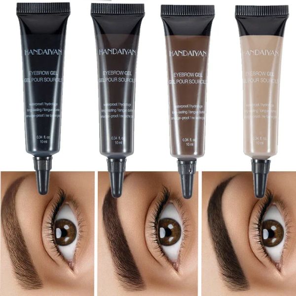 Machine pro sourcils crème gel maquillage tumeau tatouage tatouage teinte de longueur de henné étanche durable gel cejas maquillaje