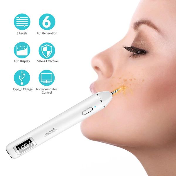 Machine professionnelle stylo d'élimination des taupes Xpreen écran LCD Laser stylo plasma dissolvant de verrues tache tatouage nettoyant étiquette de peau enlevant Hine