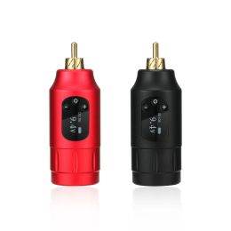 Machine Professional Wireless Rechargeable Mini Rocket Tattoo Battery Power RCA et DC Interface Rotary Tattoo Hine Pen Battery