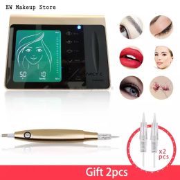 Kit de tatouage machine Rotary Tattoo Pen Permanent Machine Machine Machine Charme Princesse Machine Cartouches puissantes 1/3/5/7 R / F