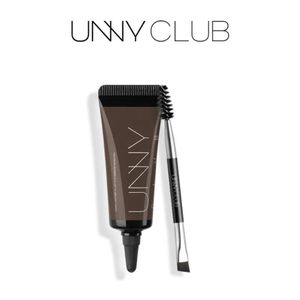 Máquina Unny Club crema para cejas Gel maquillaje ceja tatuaje pluma tinte de larga duración impermeable Henna Gel para cejas con cepillo para cejas