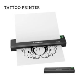 Machine sans fil Bluetooth Tattoo Transfer Imprimante Machine Thermal Imprimante sans encre POPERS THERMAL PORTEMENT POPIER THERMAL COPIEUR POPIER