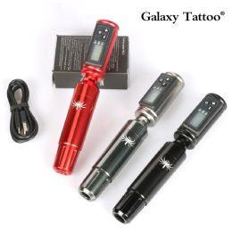 Machine Wireless Tattoo Hine Kit Mini Digital 1500mAh Alimentation de batterie avec RCA Port Rotary Tattoo Tattoo Set Tools Permanent Makeup Tools