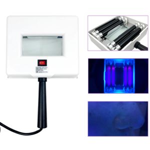 Machine Wood's Lampy Analyzer Handheld Handheld UV FACIAL SKIN Analysis Test lampe en bois Ultraviolet Black Light Examen de grossissement Dispositif