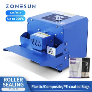 Zone de machine Sac portable scellant machine Machine en aluminium Filage composite Film plastique PE Paper Emballage alimentaire Emballage Sceller Rouleau ZSGLF1