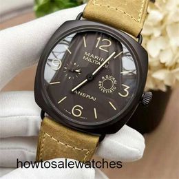 Machinery Wrist Watch Panerai Special Edition Watch Series PAM 00339 MENS Watch Machine Manual Mécanical Watch Clock Watch 47mm 8 jours chaîne