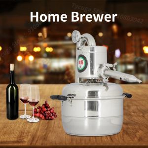 Machines 10/15 / 20L Distiller d'alcool de haute qualité Home en acier inoxydable DIY Still Brewing Winemaking Faire du vin