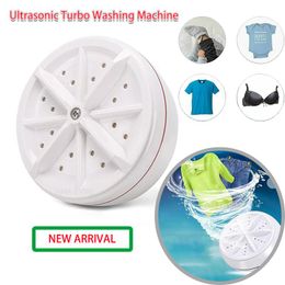 Máquinas 2022 Turbo de turbo ultrasónico lavandería Lavadora de viaje portátil Burbuja de aire y mini lavadora giratoria mini lavado