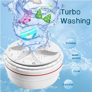 Machines 2022 Ultrasone turbo wasmachine Waundry Portable Travel Washer Air Bubble and Roterende Mini Washing Machine Mini Washing