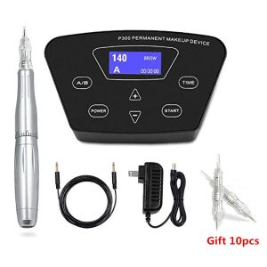 Machines Biomaser P300 Permanente make -upmachine voor wenkbrauw Tattoo Microblading Makeup Diy Kit met naald voor tattoo -machine