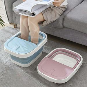 Machines Opvouwbare emmer Kunststof draagbaar voetenbad voor volwassenen Kinderen Massage Voetwastafel Reizen Wasbakken Badkameraccessoires