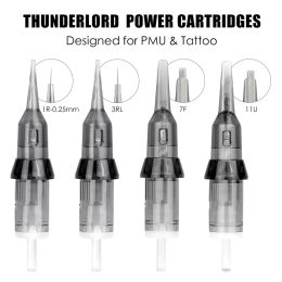 Machines Hot Thunderlord Power Tattoo Naaldvoering Shader Permanent Makeup Tattoo Cartridge 1R 7F voor Universal Tattoo Machine Pen nieuwste