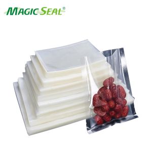 Machines Magic Seal Kitchen Sacs à vide pour aliments pour aspirateur Sceller d'emballage Machine Sac de rangement alimentaire 30/50 / 100pcs / lot PA + PA Composite Food Sac