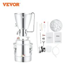 Machines Vevor 70L alcool alcool alcool encore avec 304 kit de brassage en tube en acier inoxydable pour distillerie à la maison Whisky Wine Brandy